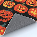 Halloween jack o lantern pumpkin cartoon pattern Rug Gallery Image 4