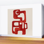 Modern Abstract Shapes 47 Wall Mural Gallery Image 2
