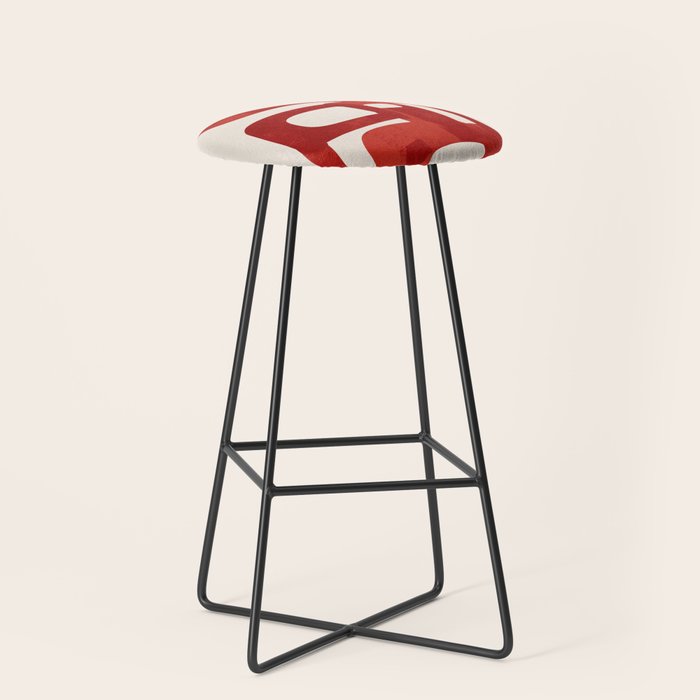 Modern Abstract Shapes 47 Stool Gallery Image 1