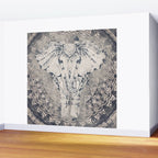 Indian Elephant Mandala Wall Mural Gallery Image 2