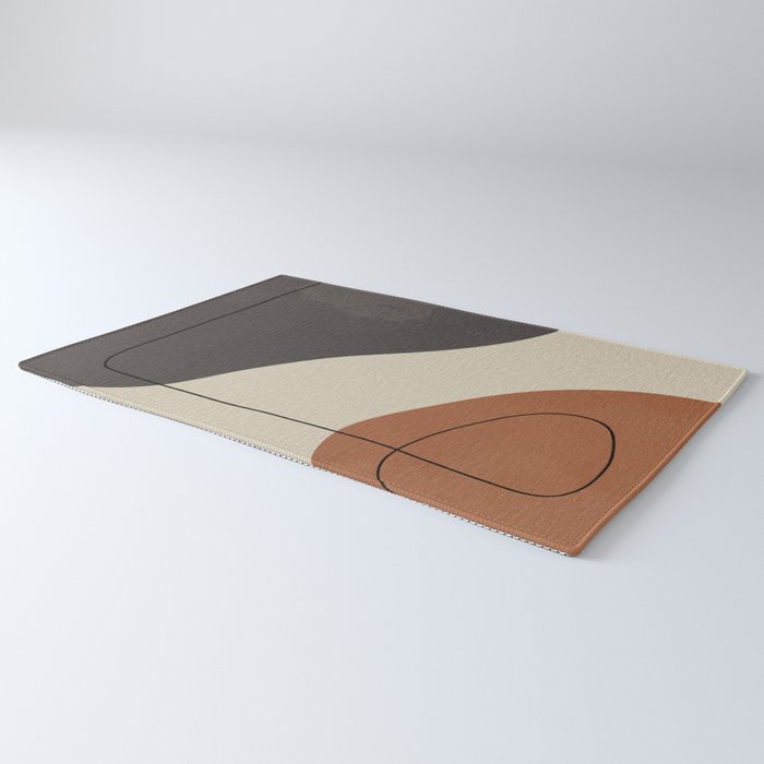 Modern Abstract Shapes #3 Rug Gallery Image 3