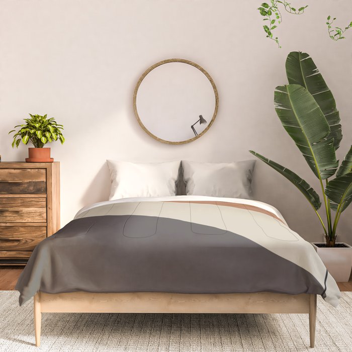 Modern Abstract Shapes #3 Comforter Gallery Image 3