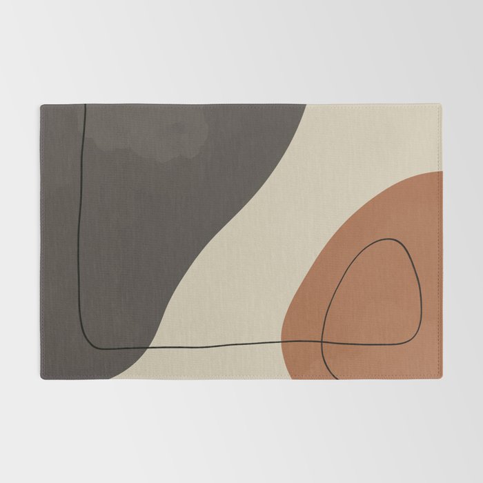Modern Abstract Shapes #3 Rug Gallery Image 2