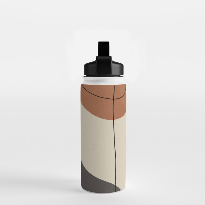 Modern Abstract Shapes #3 Water Bottle Gallery Image 2