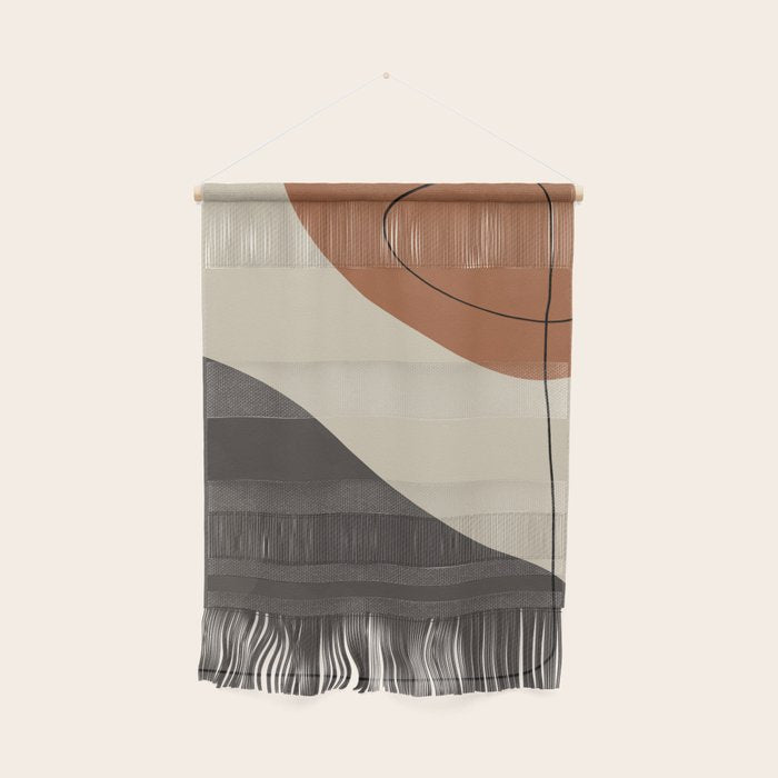 Modern Abstract Shapes #3 Wall Hanging Gallery Image 1