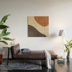 Modern Abstract Shapes #3 Wood Wall Art Gallery Image 2