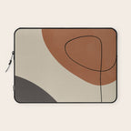 Modern Abstract Shapes #3 Laptop Sleeve Gallery Image 1