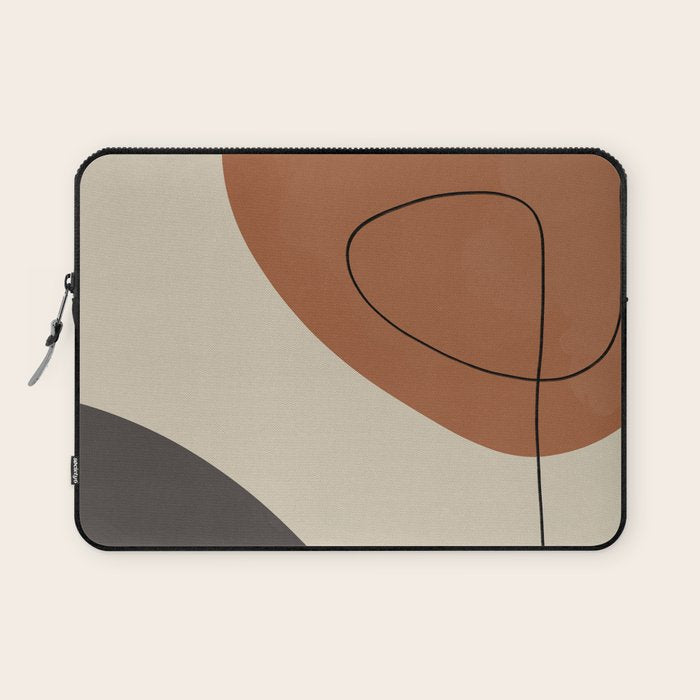Modern Abstract Shapes #3 Laptop Sleeve Gallery Image 1