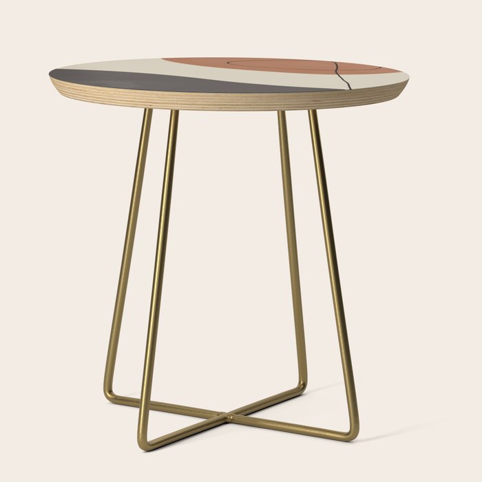 Modern Abstract Shapes #3 Side Table Gallery Image 1