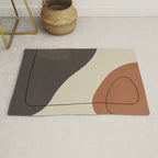 Modern Abstract Shapes #3 Rug Gallery Image 1