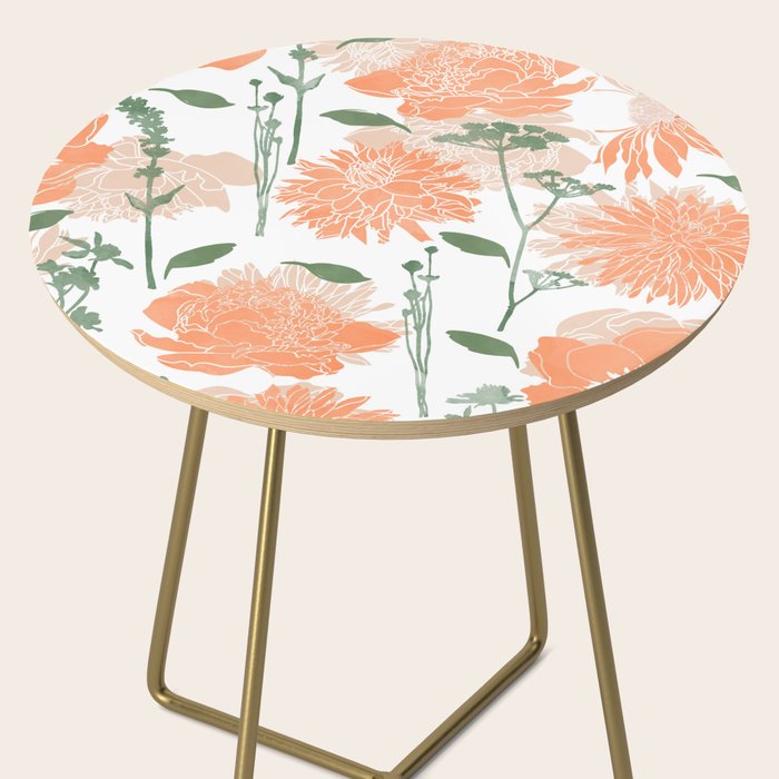 Modern floral blooms PGM5 Side Table Gallery Image 2