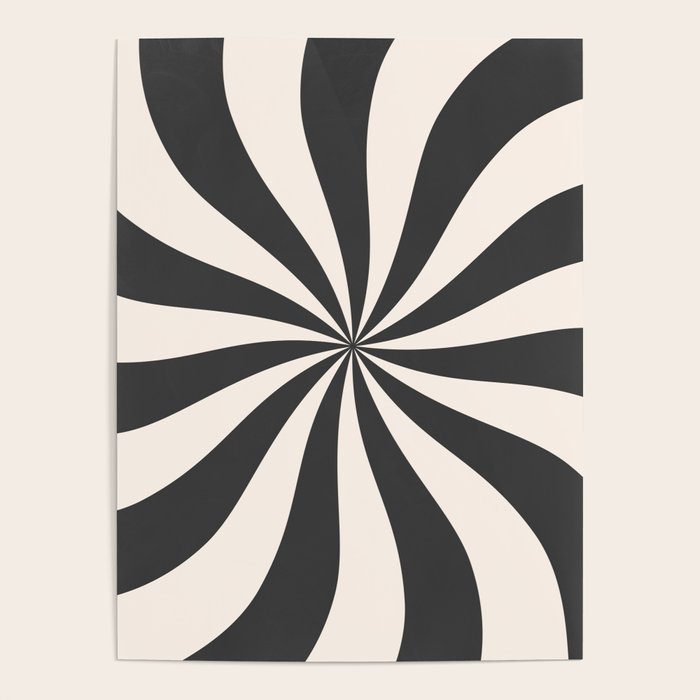 Black White Spiral Poster Gallery Image 4