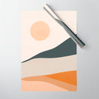 Abstract Art Landscape 14 Wrapping Paper Gallery Image 1