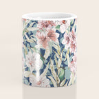 Birds in lush night garden flowers Coffee Mug Gallery Image 4