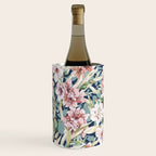 Birds in lush night garden flowers Wine Chiller Gallery Image 2