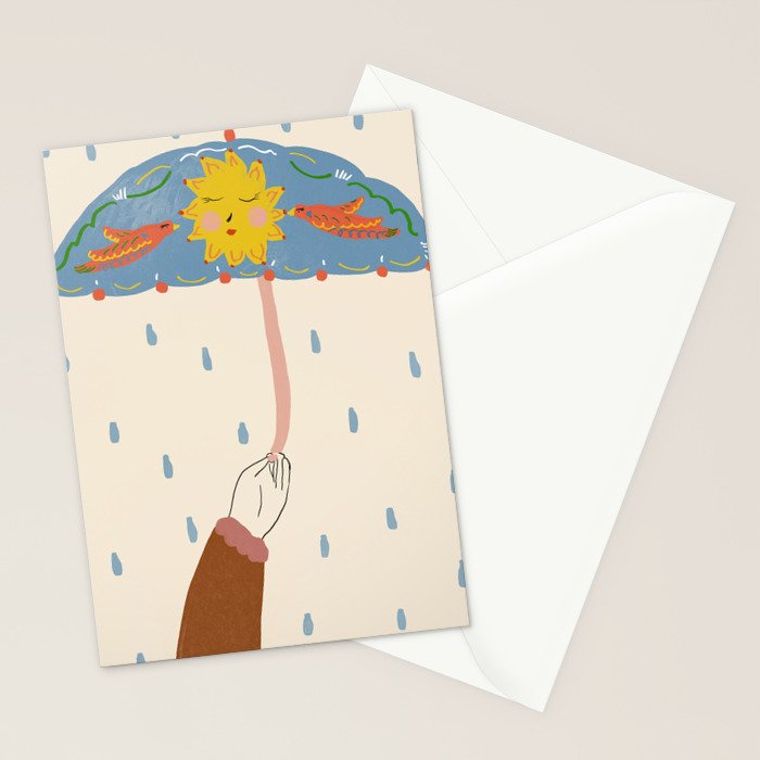 Rainy Day Stationery Card Gallery Image 2