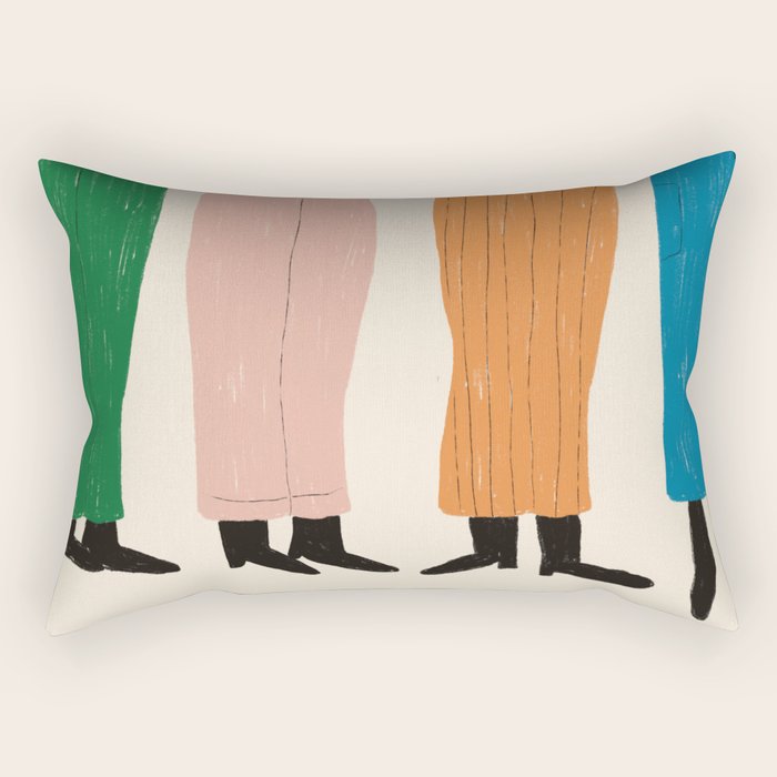 In Line Rectangular Pillow Gallery Image 1