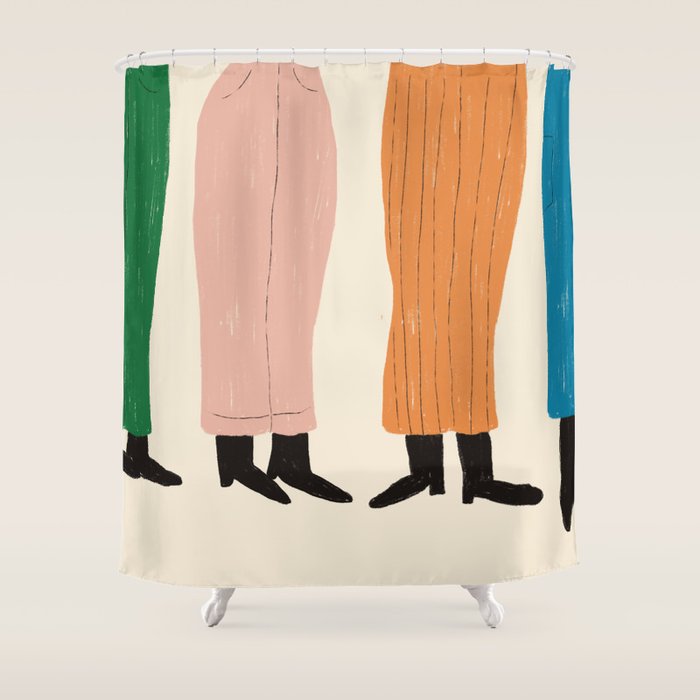 In Line Shower Curtain Gallery Image 1