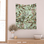 Floral and Birds X Wall Tapestry Gallery Image 2