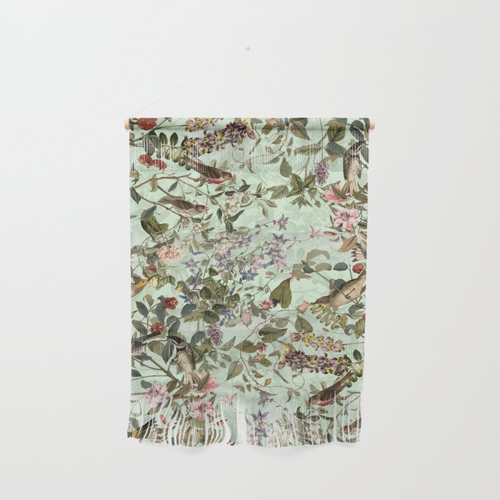 Floral and Birds X Wall Hanging Gallery Image 1