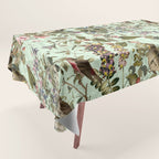 Floral and Birds X Tablecloth Gallery Image 1