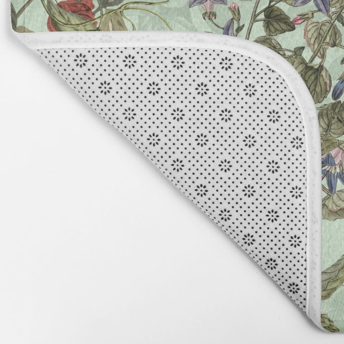 Floral and Birds X Bath Mat Gallery Image 2