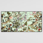 Floral and Birds X Desk Mat Gallery Image 3