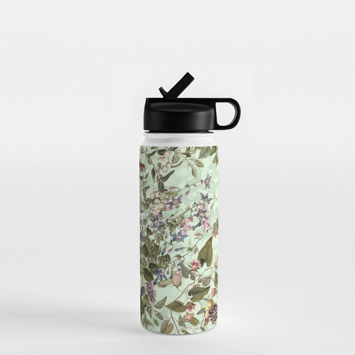 Floral and Birds X Water Bottle Gallery Image 1