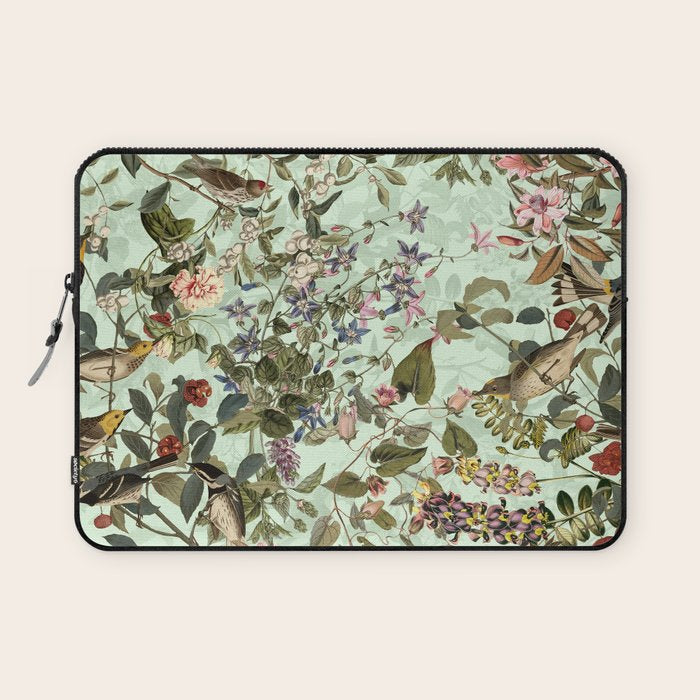 Floral and Birds X Laptop Sleeve Gallery Image 1