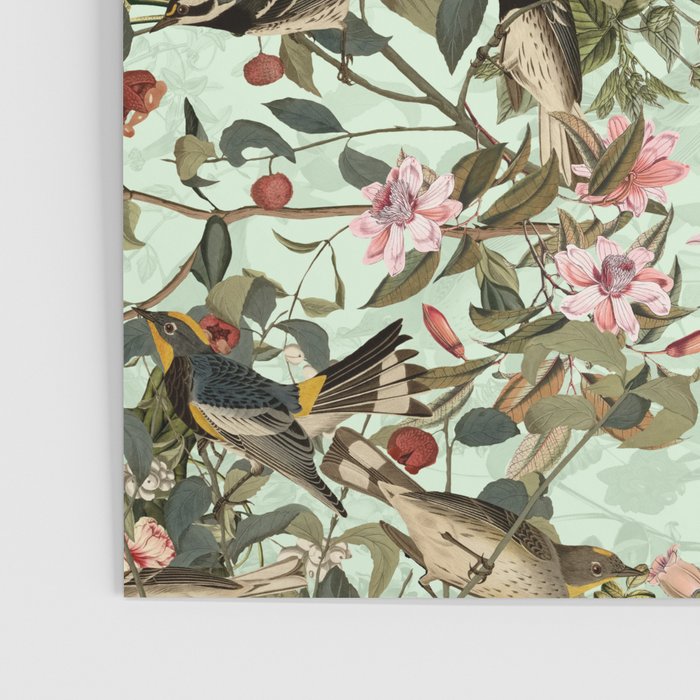 Floral and Birds X Poster Gallery Image 3