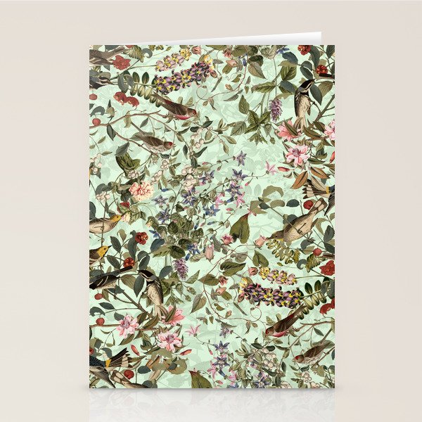 Floral and Birds X Stationery Card Gallery Image 2