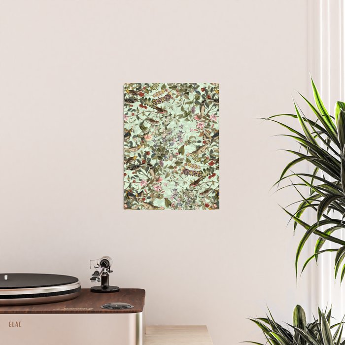 Floral and Birds X Poster Gallery Image 2