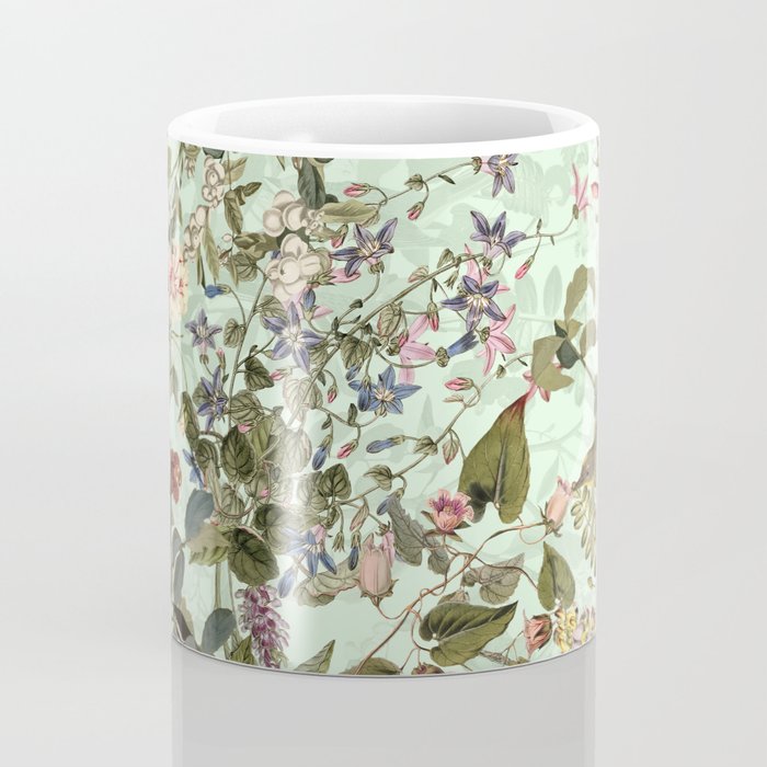 Floral and Birds X Coffee Mug Gallery Image 4