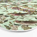 Floral and Birds X Bath Mat Gallery Image 3