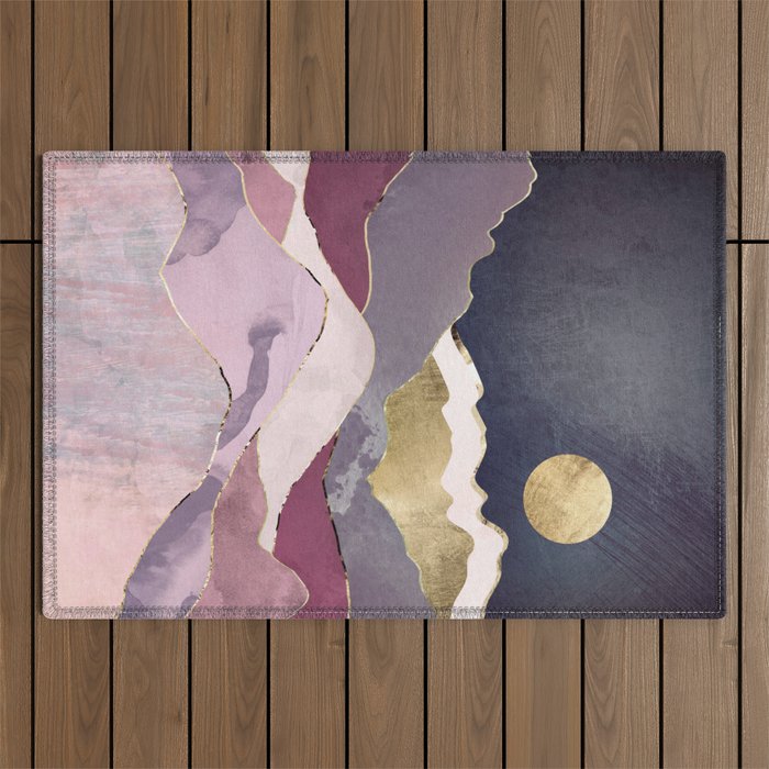 Raspberry Dream Outdoor Rug Gallery Image 1