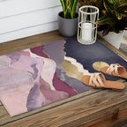 Raspberry Dream Outdoor Rug Gallery Image 2