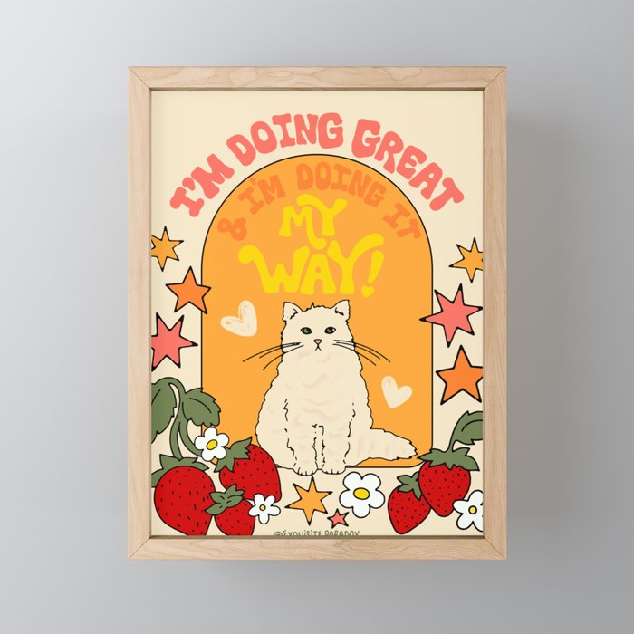 My Way Mini Art Print Gallery Image 1