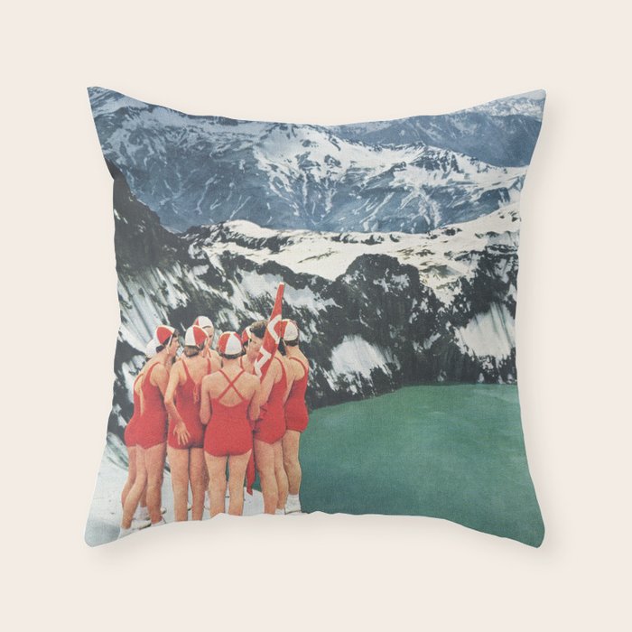 Polar Plunge Throw Pillow Gallery Image 1