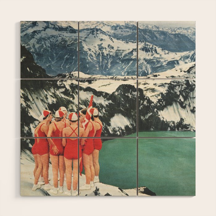 Polar Plunge Wood Wall Art Gallery Image 1