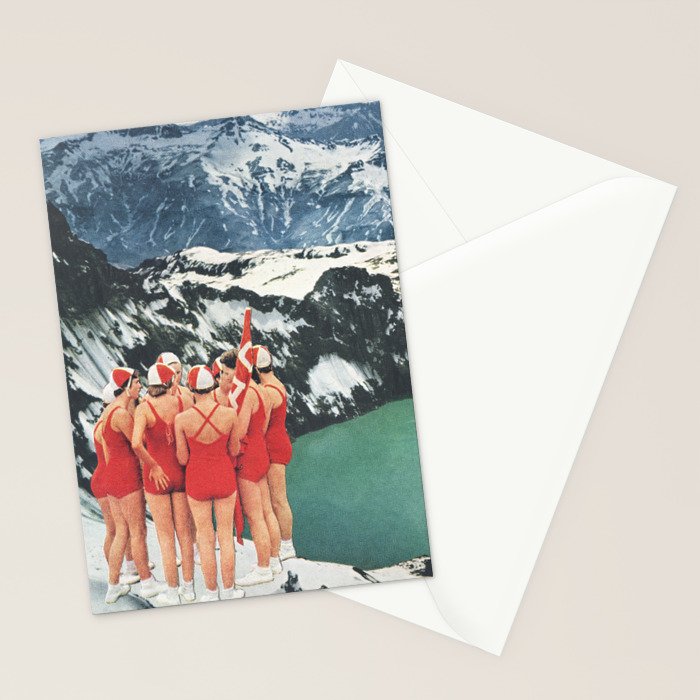 Polar Plunge Stationery Card Gallery Image 2