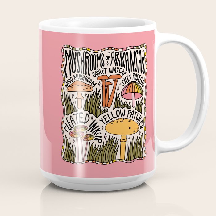 Mushrooms of Arkansas Coffee Mug Gallery Image 2