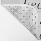 I Have to Be Successful Because I Like Expensive Things monochrome typography home wall decor Bath Mat Gallery Image 2