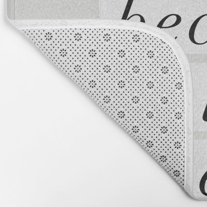 I Have to Be Successful Because I Like Expensive Things monochrome typography home wall decor Bath Mat Gallery Image 2