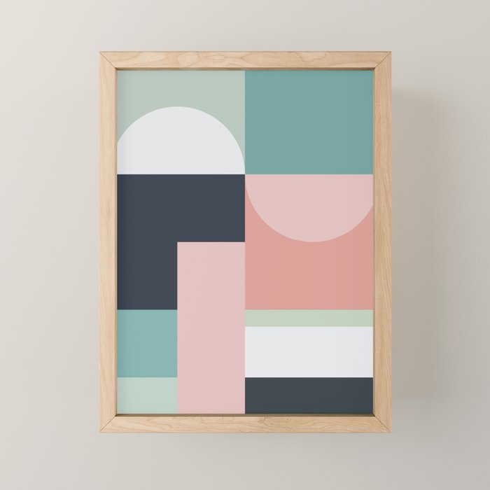 Abstract Geometric 06 Mini Art Print Gallery Image 1