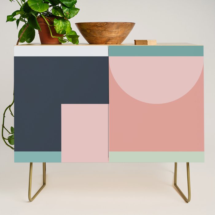 Abstract Geometric 06 Credenza Gallery Image 1