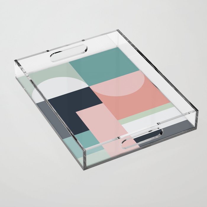 Abstract Geometric 06 Acrylic Tray Gallery Image 1
