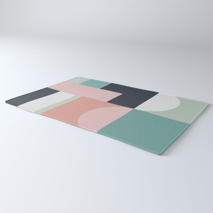 Abstract Geometric 06 Rug Gallery Image 3