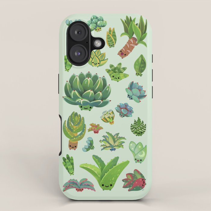 Baby succulent 1 - light iPhone Case Gallery Image 1