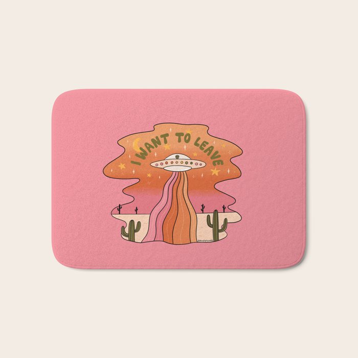 I Want To Leave Bath Mat Gallery Image 1