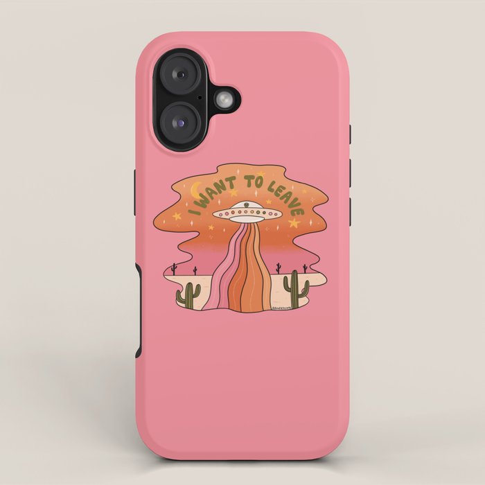I Want To Leave iPhone Case Gallery Image 1